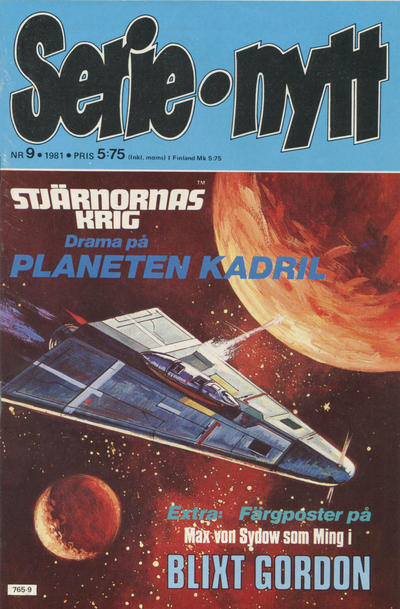 Cover for Serie-nytt [delas?] (Semic, 1970 series) #9/1981