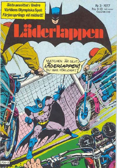 Cover for Läderlappen (Semic, 1976 series) #3/1977