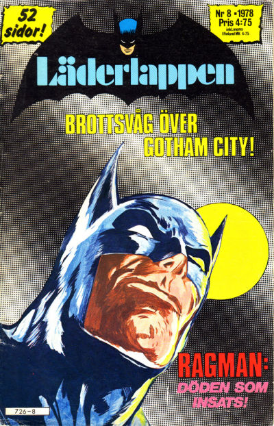 Cover for Läderlappen (Semic, 1976 series) #8/1978