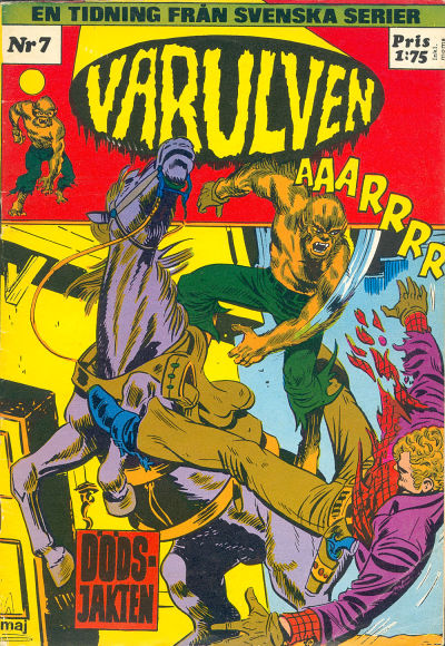 Cover for Varulven (Svenska serier, 1972 series) #7