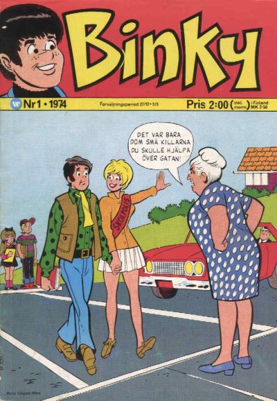 Cover for Binky (Williams Förlags AB, 1971 series) #1/1974