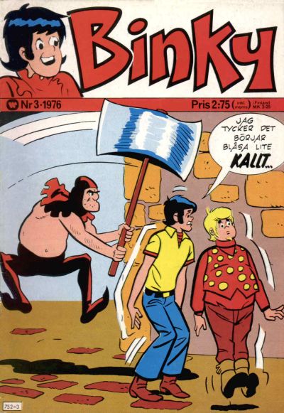 Cover for Binky (Williams Förlags AB, 1971 series) #3/1976