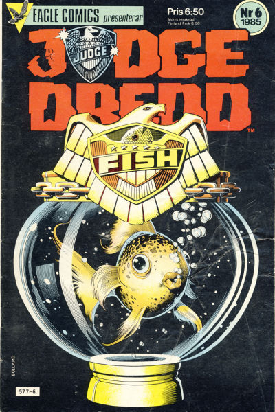 Cover for Judge Dredd (Eagle Comics; Pingvinförlaget, 1984 series) #6/1985
