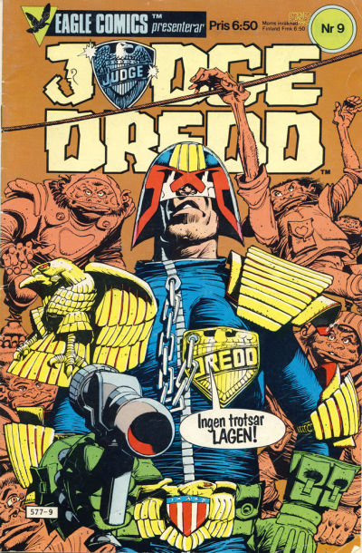 Cover for Judge Dredd (Eagle Comics; Pingvinförlaget, 1984 series) #9/1985