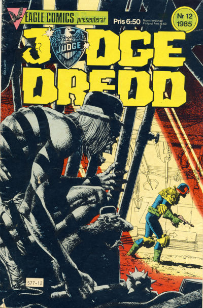 Cover for Judge Dredd (Eagle Comics; Pingvinförlaget, 1984 series) #12/1985