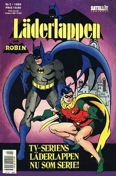 Cover for Läderlappen [och Robin] (SatellitFörlaget, 1989 series) #2/1989