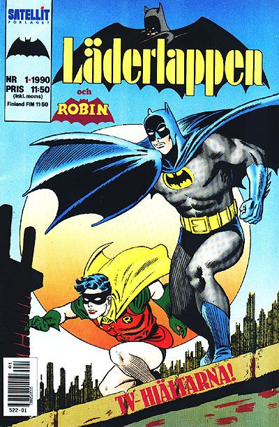 Cover for Läderlappen [och Robin] (SatellitFörlaget, 1989 series) #1/1990