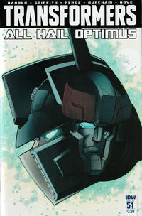 Cover Thumbnail for The Transformers (IDW, 2014 series) #51 [Regular Cover - Andrew Griffith]