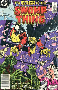 Cover Thumbnail for The Saga of Swamp Thing (DC, 1982 series) #27 [Canadian]