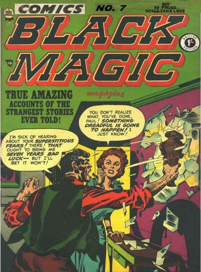 Cover for Black Magic Comics (Arnold Book Company, 1952 series) #7
