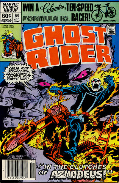 Cover for Ghost Rider (Marvel, 1973 series) #64 [Newsstand]
