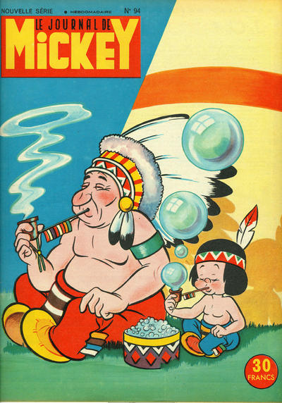 Cover for Le Journal de Mickey (Hachette, 1952 series) #94