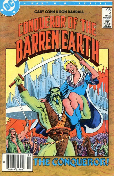 Cover for Conqueror of the Barren Earth (DC, 1985 series) #4 [Canadian]