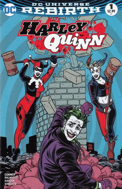 Cover for Harley Quinn (DC, 2016 series) #1 [Comic*Pop Collectibles Mike Allred Color Cover]