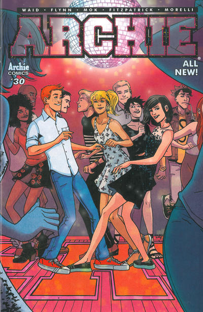 Cover for Archie (Archie, 2015 series) #30 [Cover C - Sandy Jarrell Disco Ball]