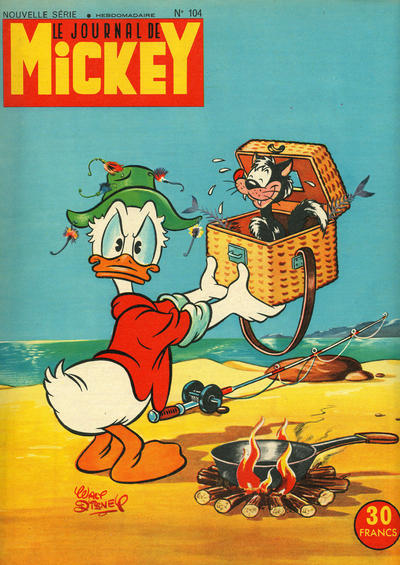 Cover for Le Journal de Mickey (Hachette, 1952 series) #104