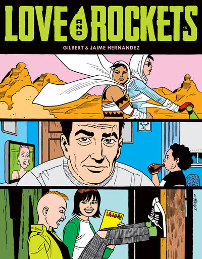 Cover for Love and Rockets (Fantagraphics, 2016 series) #4 [Fantagraphics Exclusive]