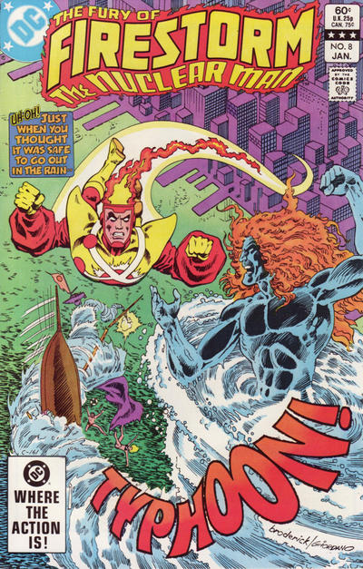 Cover for The Fury of Firestorm (DC, 1982 series) #8 [Direct]