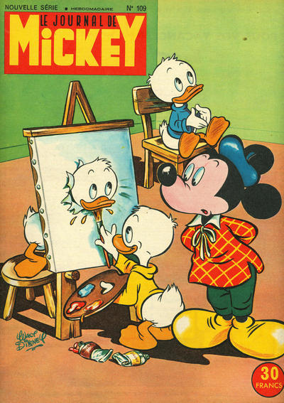 Cover for Le Journal de Mickey (Hachette, 1952 series) #109