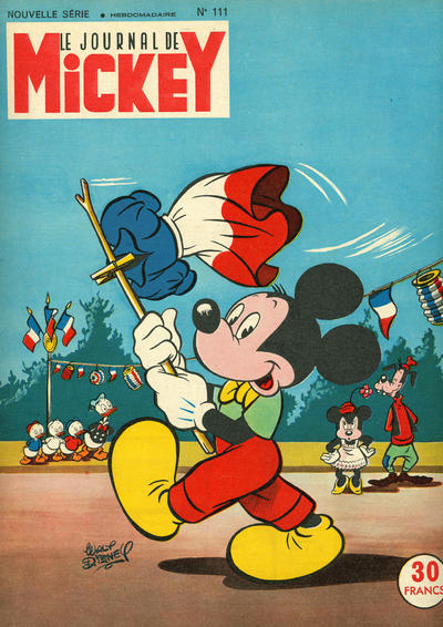 Cover for Le Journal de Mickey (Hachette, 1952 series) #111