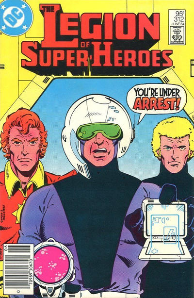 Cover for The Legion of Super-Heroes (DC, 1980 series) #312 [Canadian]