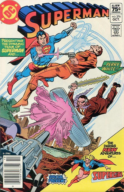 Cover for Superman (DC, 1939 series) #376 [Canadian]