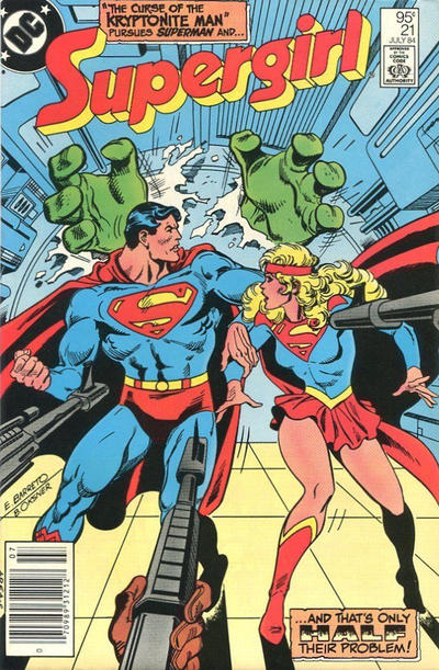 Cover for Supergirl (DC, 1983 series) #21 [Canadian]