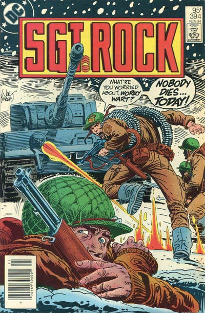 Cover for Sgt. Rock (DC, 1977 series) #394 [Canadian]
