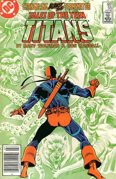 Cover for Tales of the Teen Titans (DC, 1984 series) #55 [Canadian]