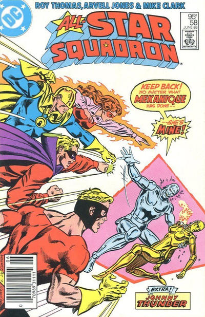 Cover for All-Star Squadron (DC, 1981 series) #58 [Canadian]