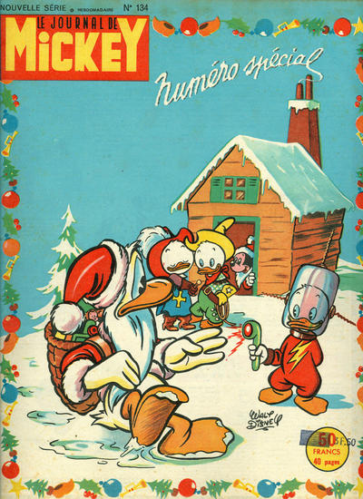Cover for Le Journal de Mickey (Hachette, 1952 series) #134