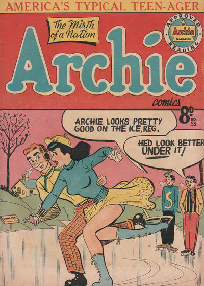 Cover for Archie Comics (H. John Edwards, 1950 ? series) #53