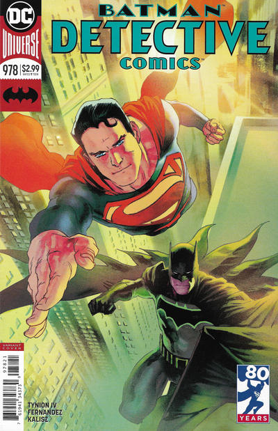 Cover for Detective Comics (DC, 2011 series) #978 [Rafael Albuquerque Superman 80 Years Cover]