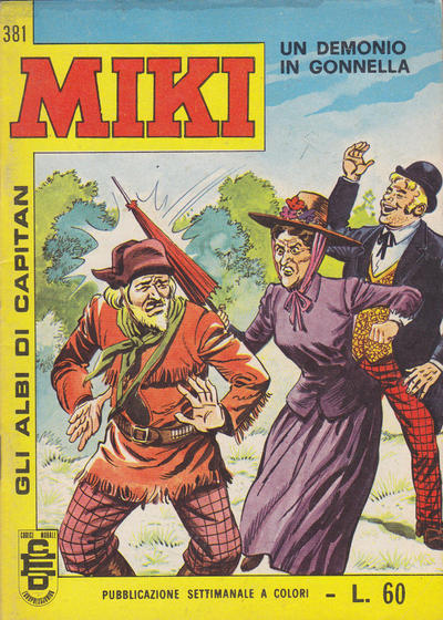 Cover for Gli Albi di Capitan Miki (Casa Editrice Dardo, 1962 series) #381