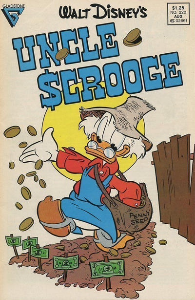 Cover for Walt Disney's Uncle Scrooge (Gladstone, 1986 series) #220 [Canadian]