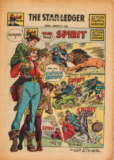Cover for The Spirit (Register and Tribune Syndicate, 1940 series) #1/27/1952