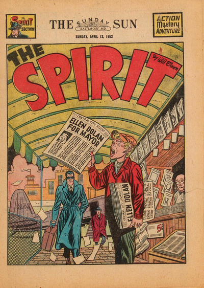 Cover for The Spirit (Register and Tribune Syndicate, 1940 series) #4/13/1952