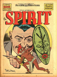 Cover for The Spirit (Register and Tribune Syndicate, 1940 series) #10/22/1944 [Syracuse [NY] Herald American edition]
