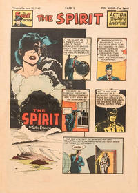 Cover for The Spirit (Register and Tribune Syndicate, 1940 series) #6/12/1949 [Philadelphia Bulletin Edition]