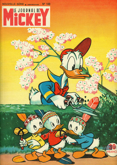 Cover for Le Journal de Mickey (Hachette, 1952 series) #148
