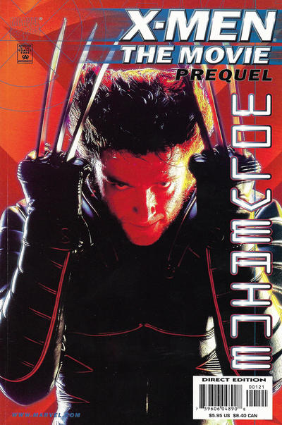 Cover for X-Men Movie Prequel: Wolverine (Marvel, 2000 series) [Wolverine Photo Cover Direct Edition]
