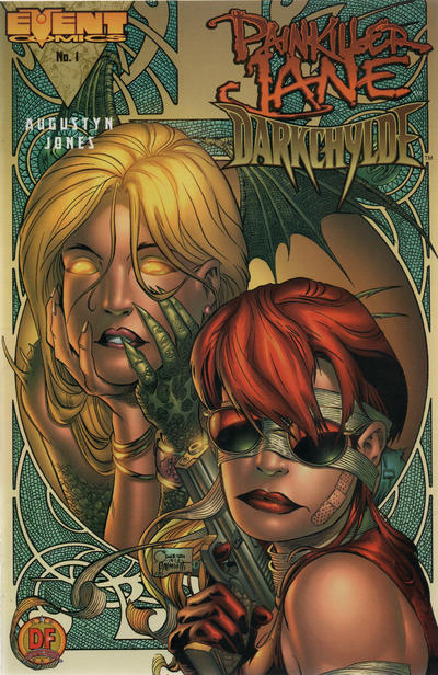 Cover for Painkiller Jane / Darkchylde (Event Comics, 1998 series) #1 [Dynamic Forces Exclusive Alternate Cover]