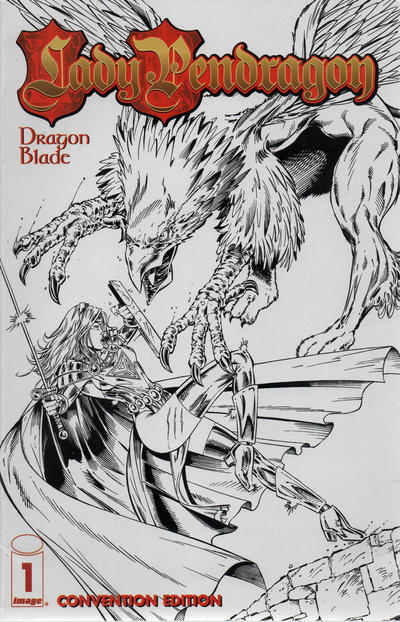 Cover for Lady Pendragon (Image, 1999 series) #1 [Dynamic Forces Convention Sketch Cover]