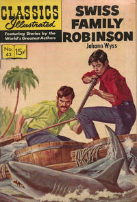 Cover Thumbnail for Classics Illustrated (Gilberton, 1947 series) #42 - Swiss Family Robinson [HRN 167]