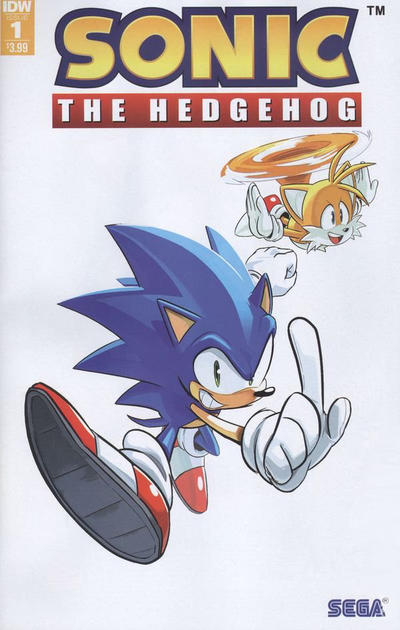 Cover for Sonic the Hedgehog (IDW, 2018 series) #1 [Third Printing]