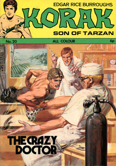 Cover for Edgar Rice Burroughs Korak, Son of Tarzan (Thorpe & Porter, 1971 series) #20