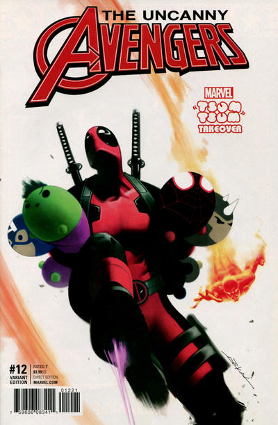 Cover for Uncanny Avengers (Marvel, 2015 series) #12 ["Tsum Tsum" Takeover]