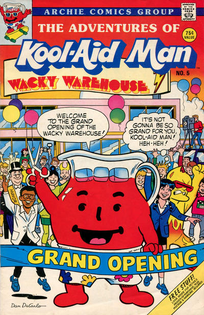 Cover for The Adventures of Kool-Aid Man (Archie, 1987 series) #5 [75 Cent Cover - With Barcode]
