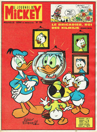 Cover for Le Journal de Mickey (Hachette, 1952 series) #784