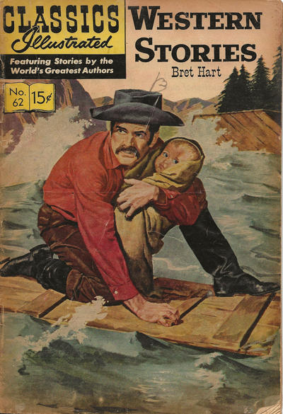 Cover for Classics Illustrated (Gilberton, 1947 series) #62 - Western Stories [HRN 167 [First Painted Cover]]